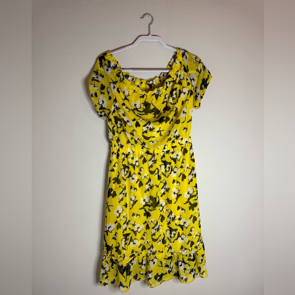Floral Yellow Dress